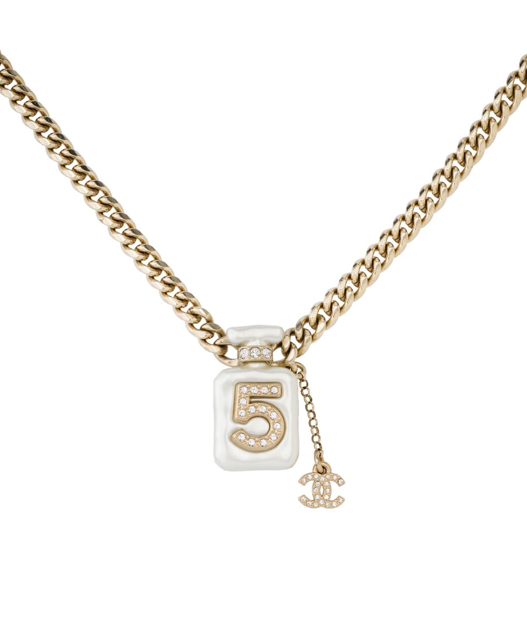 CHANEL Золотая металлическая цепочка, фото 1