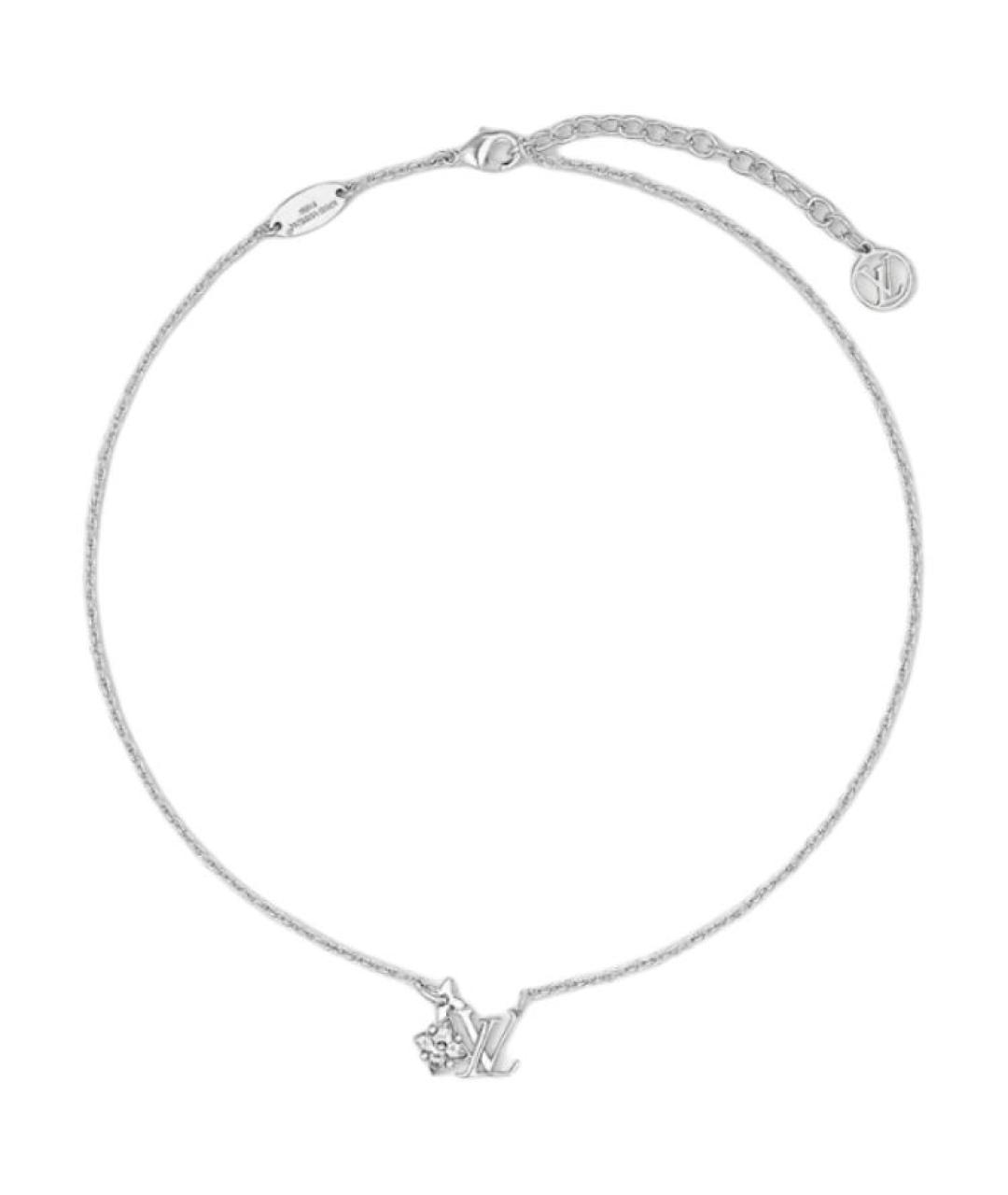 LOUIS VUITTON Серебряная металлическая цепочка, фото 4
