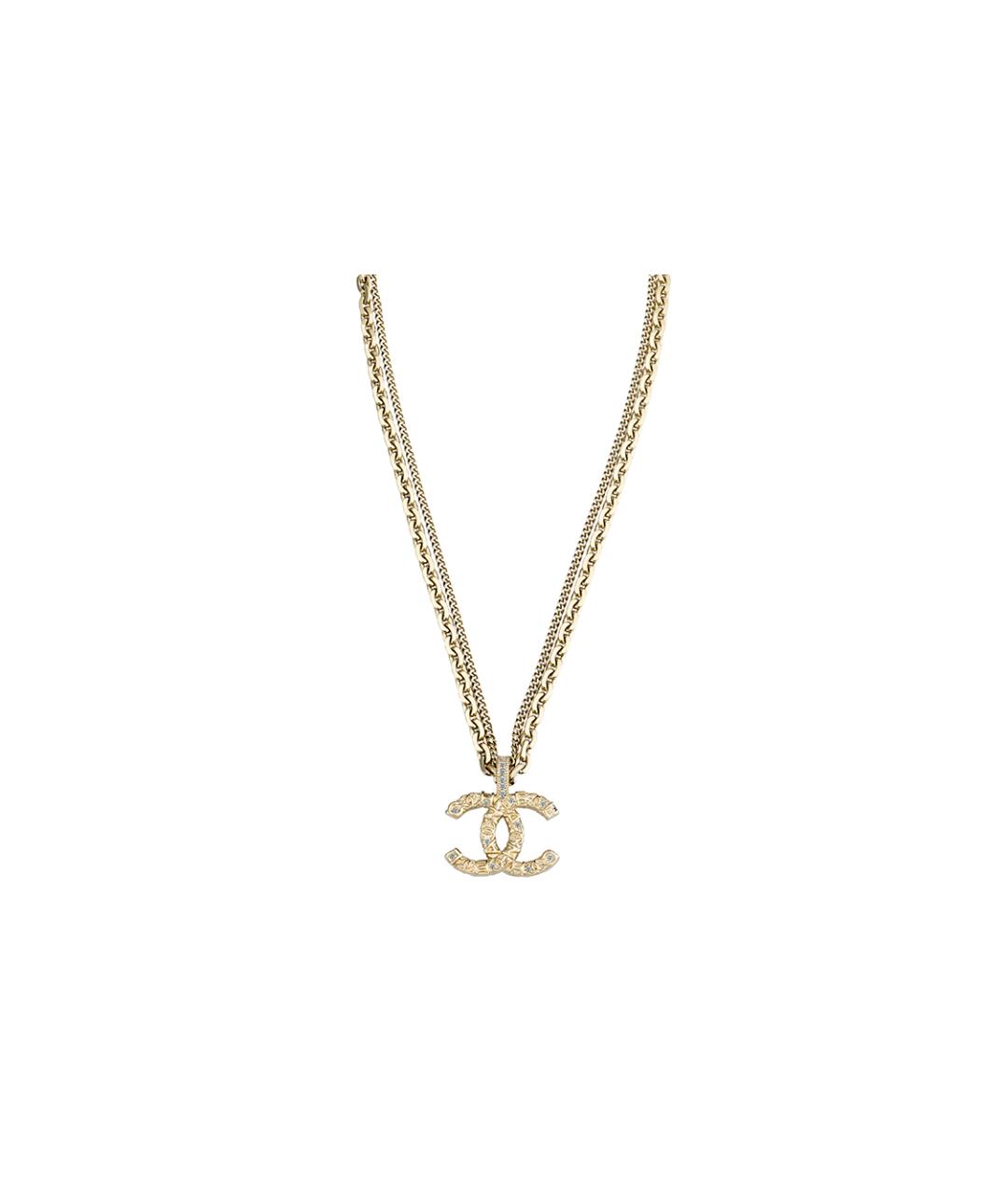 CHANEL Золотая металлическая цепочка, фото 1