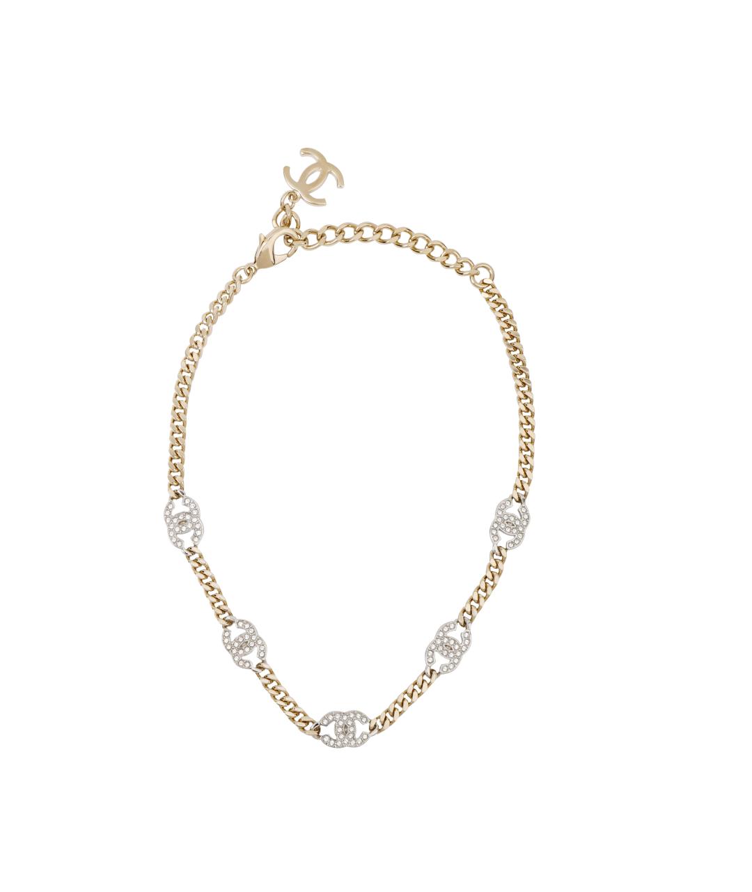 CHANEL Золотая металлическая цепочка, фото 1