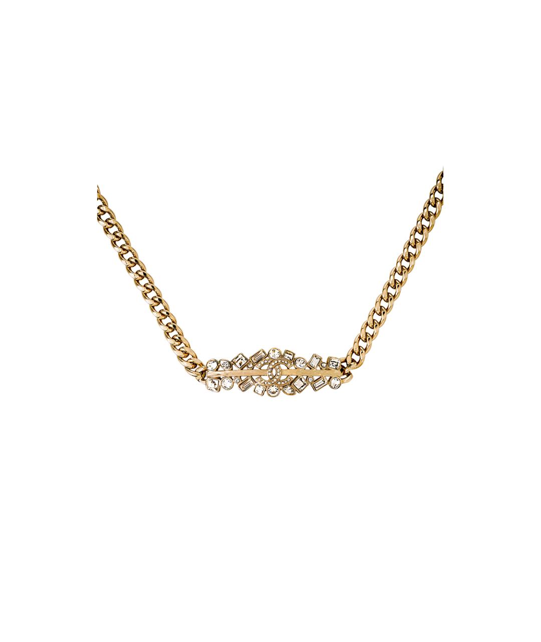 CHANEL Золотая металлическая цепочка, фото 1