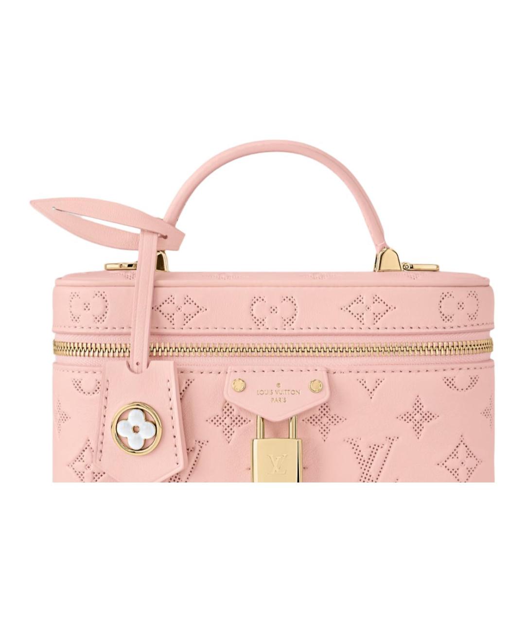 LOUIS VUITTON Розовая кожаная сумка через плечо, фото 4