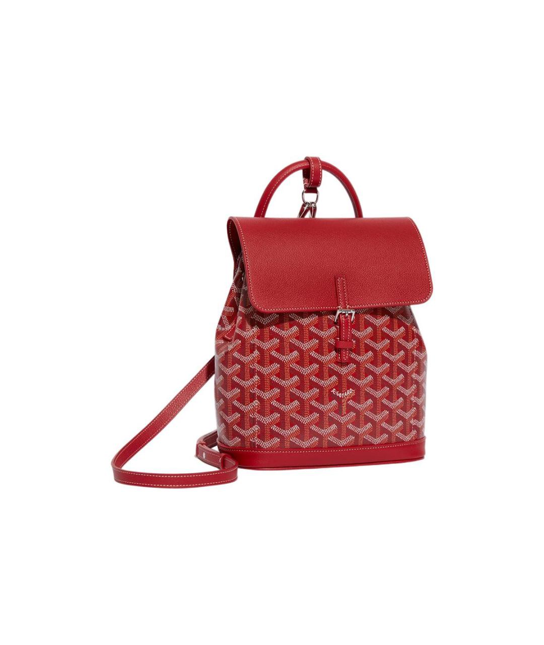GOYARD Красный рюкзак, фото 2