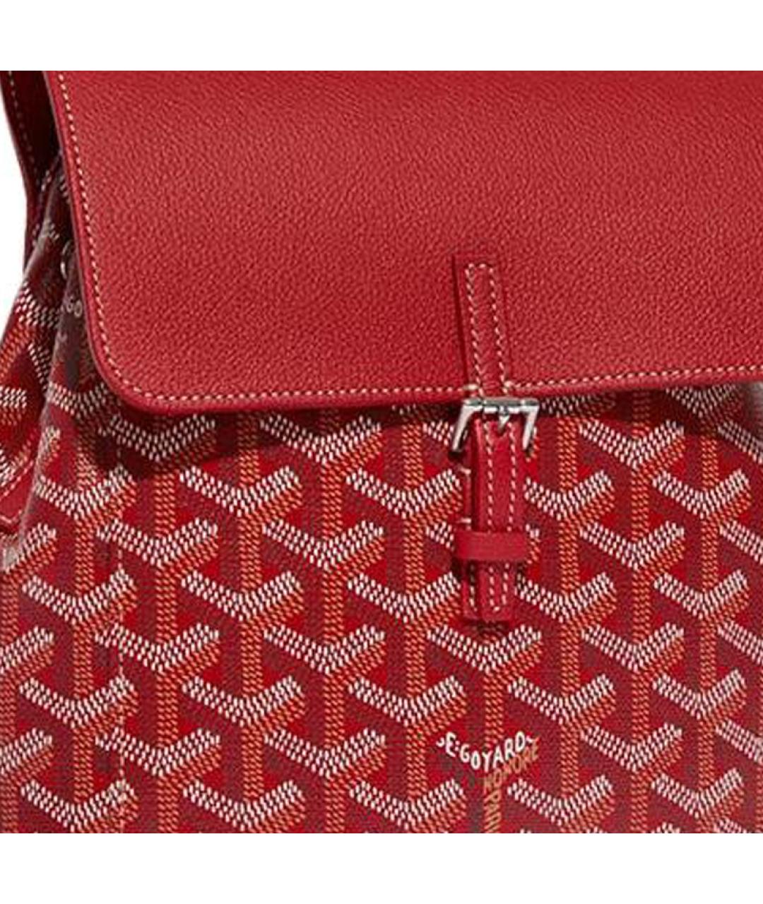 GOYARD Красный рюкзак, фото 6