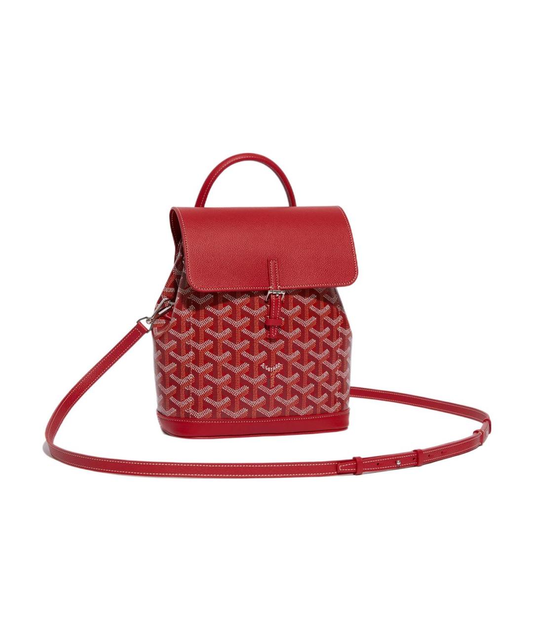 GOYARD Красный рюкзак, фото 3