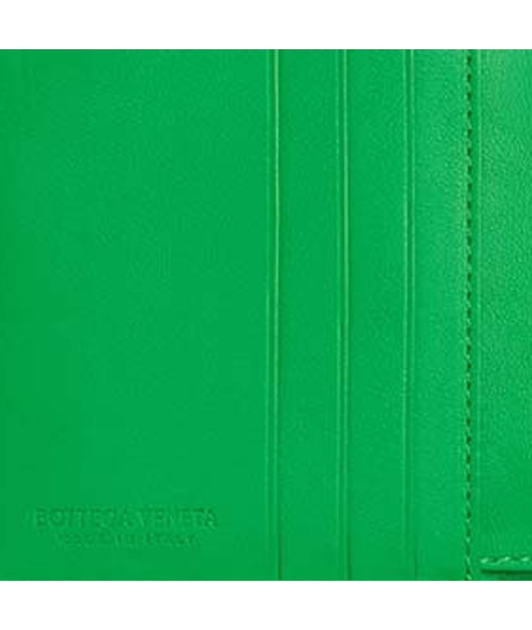 BOTTEGA VENETA Бежевый кожаный кошелек, фото 5