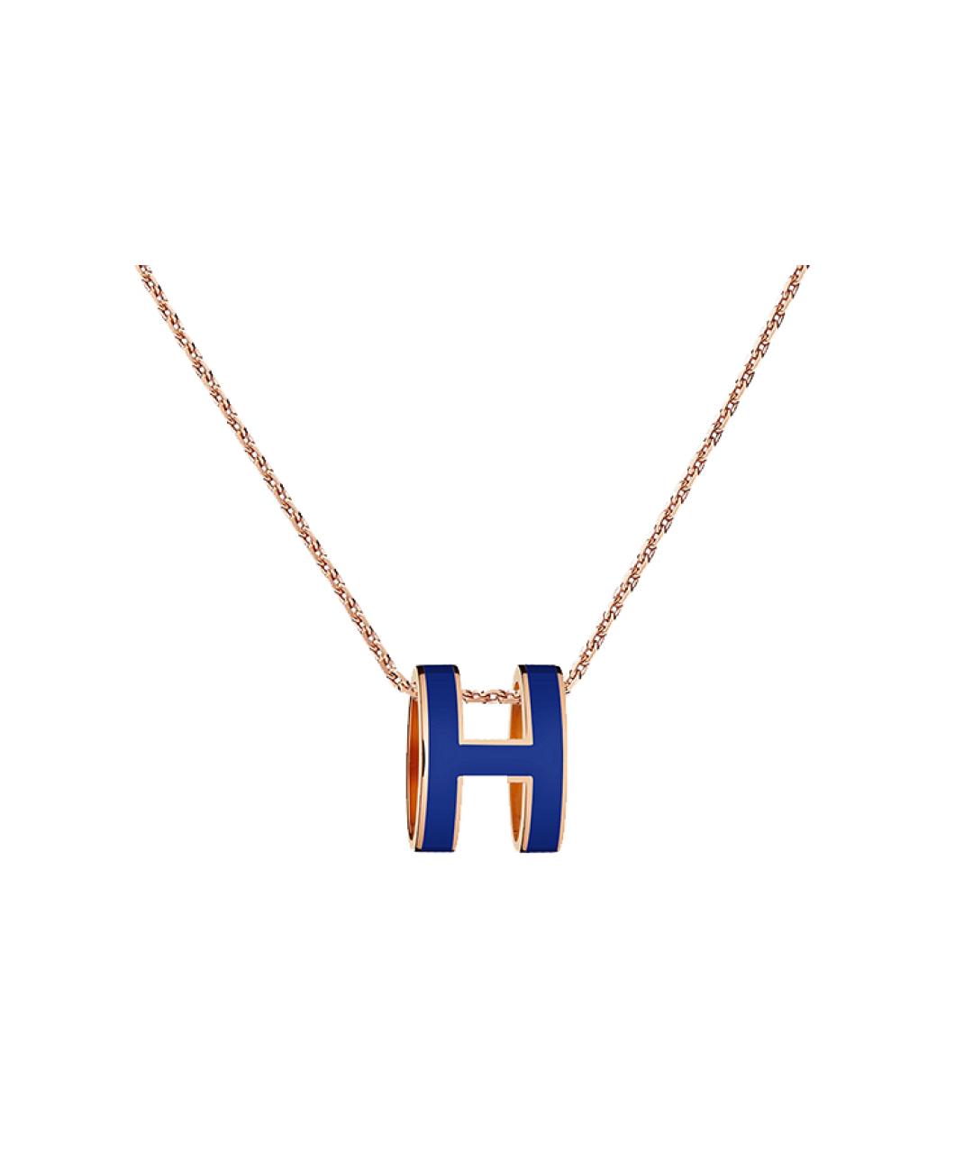 HERMES Золотая металлическая цепочка, фото 1