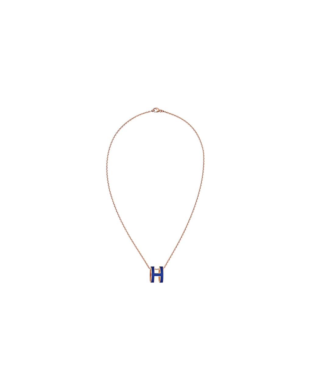 HERMES Золотая металлическая цепочка, фото 2