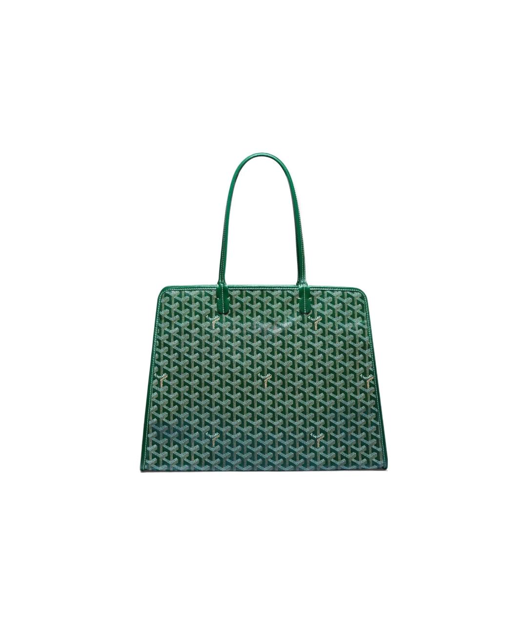 GOYARD Зеленая кожаная сумка через плечо, фото 2