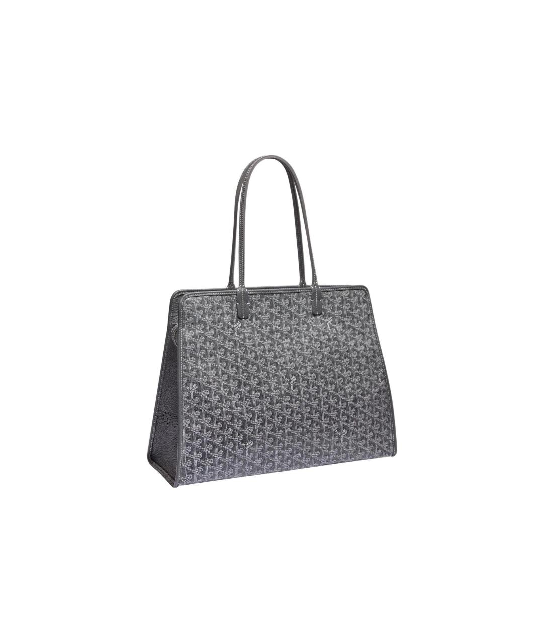 GOYARD Серая кожаная сумка через плечо, фото 1