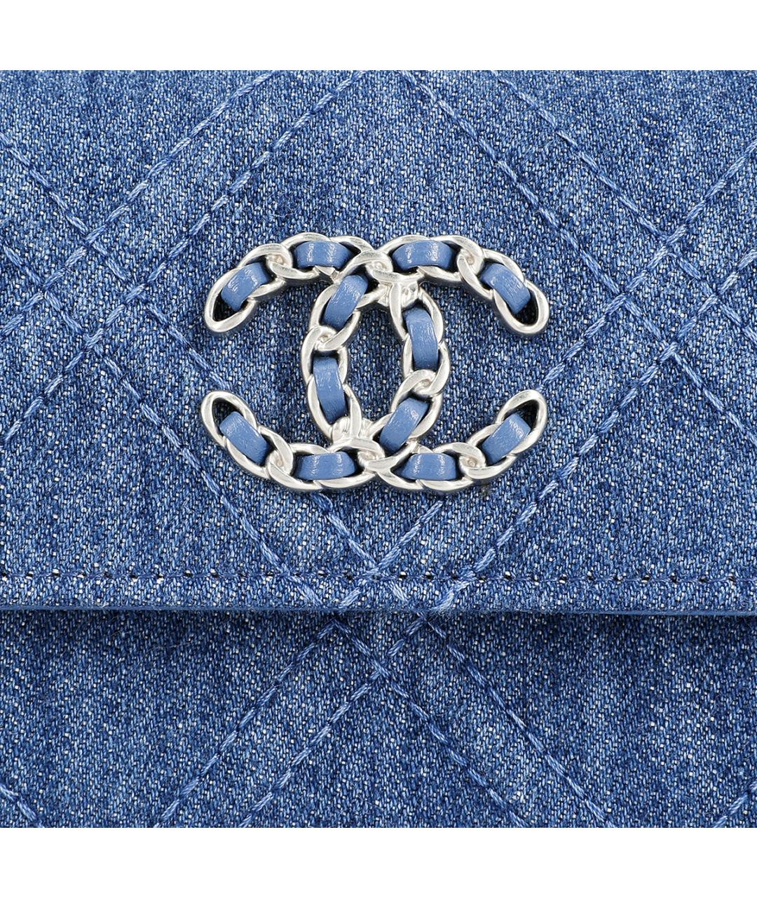 CHANEL Синий кошелек, фото 5