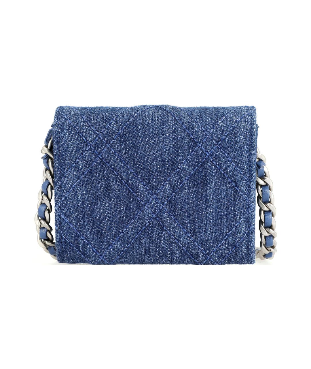 CHANEL Синий кошелек, фото 3