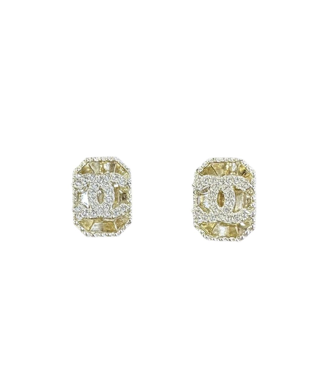 CHANEL Серебряные металлические серьги, фото 3