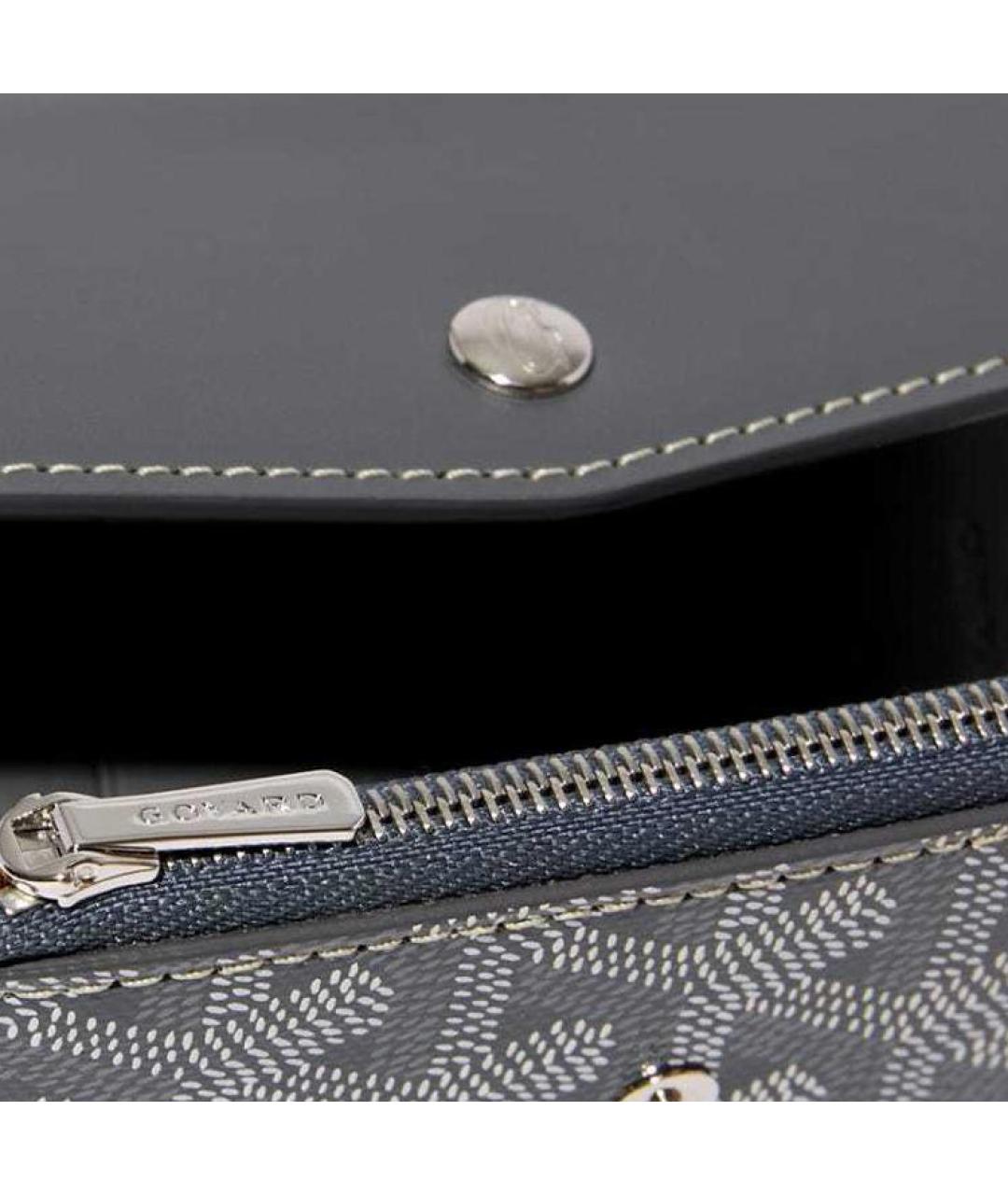 GOYARD Серый кошелек, фото 4