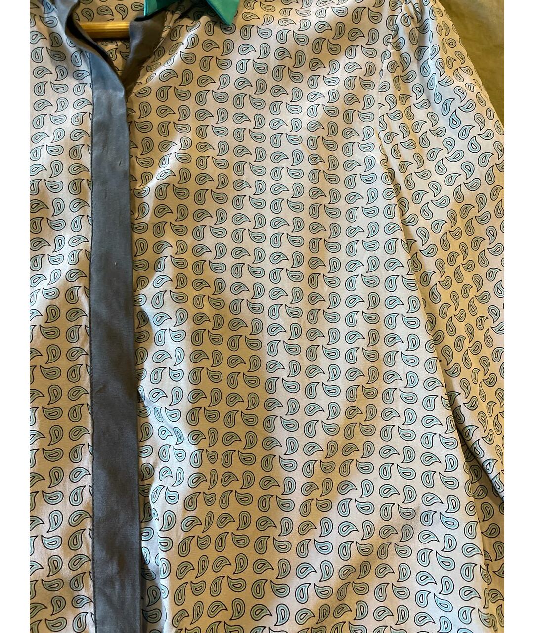 DKNY Серая шелковая рубашка, фото 4