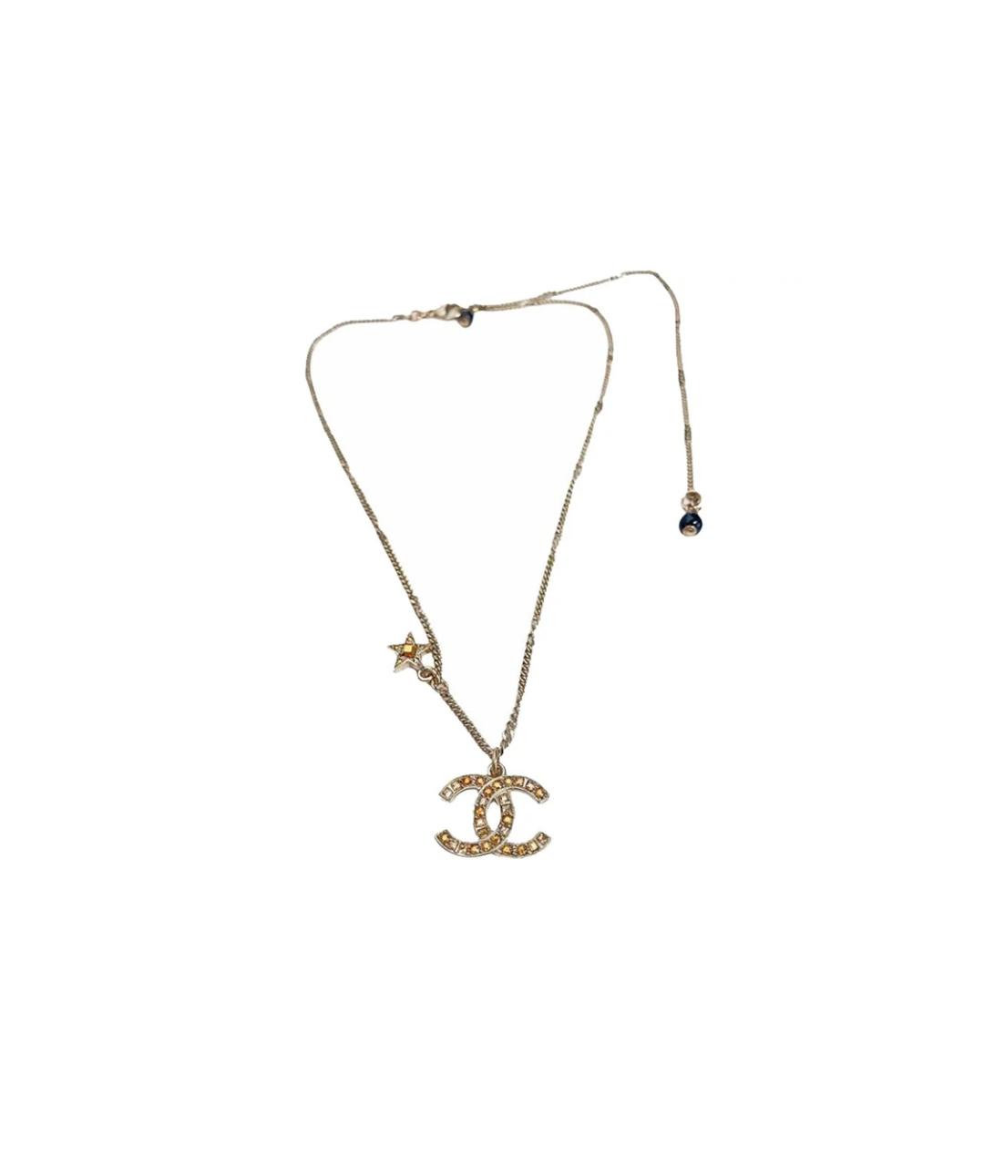 CHANEL Золотая металлическая цепочка, фото 2