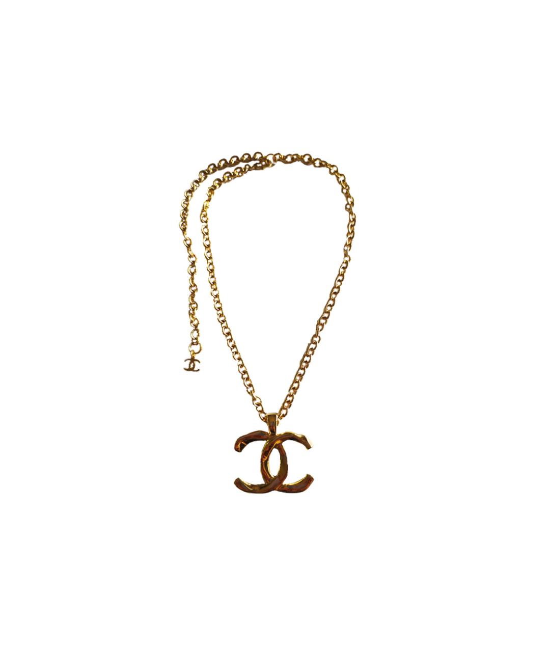 CHANEL Золотая металлическая цепочка, фото 3