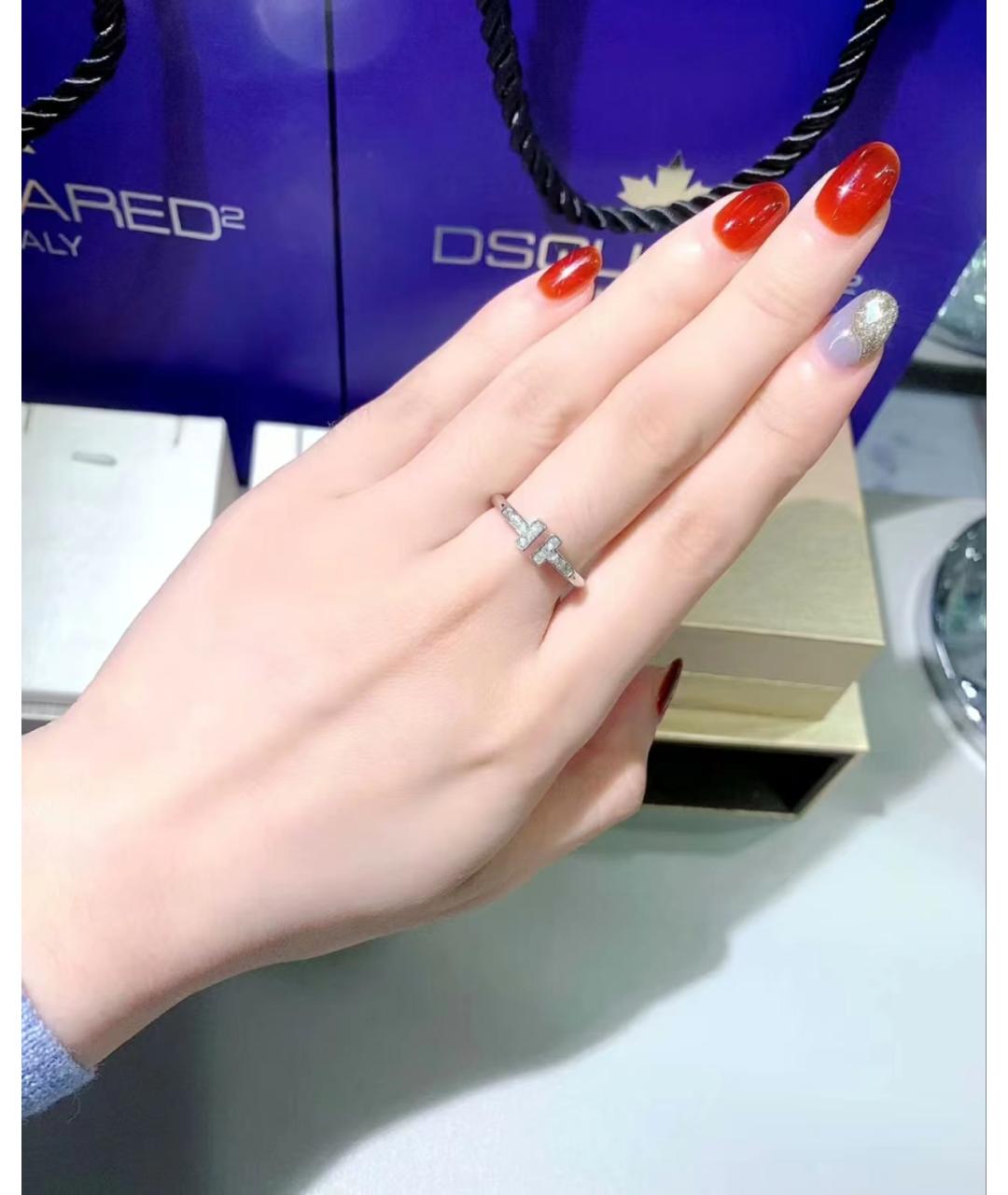 TIFFANY&CO Белое кольцо из белого золота, фото 4