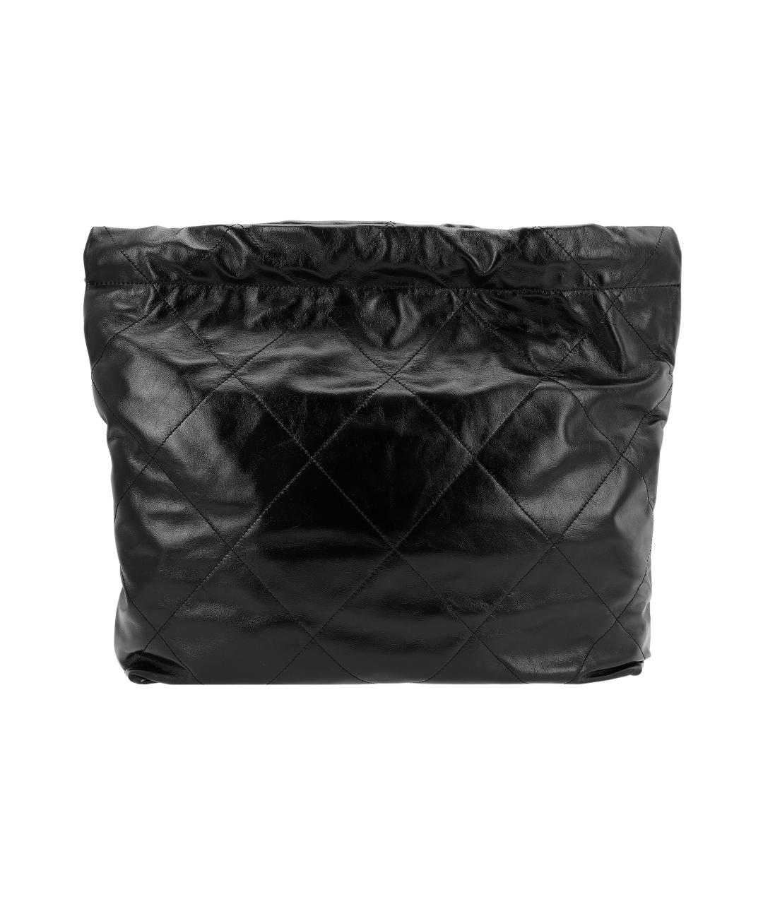 CHANEL Черная кожаная сумка через плечо, фото 3