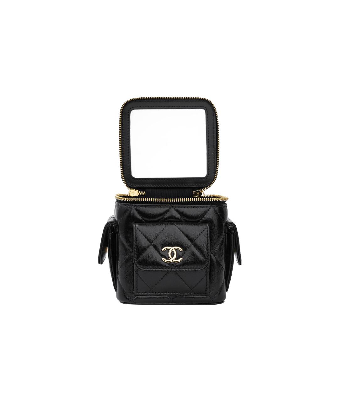 CHANEL Черная косметичка, фото 3