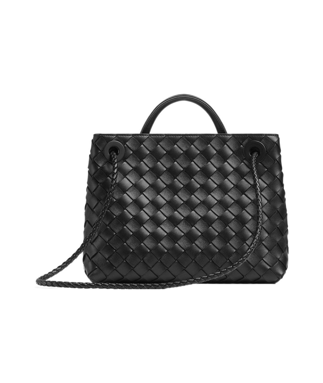 BOTTEGA VENETA Черная сумка через плечо, фото 3