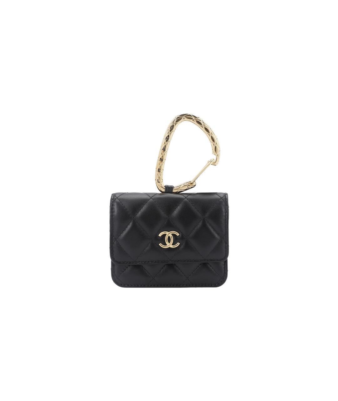 CHANEL Черный кошелек, фото 1