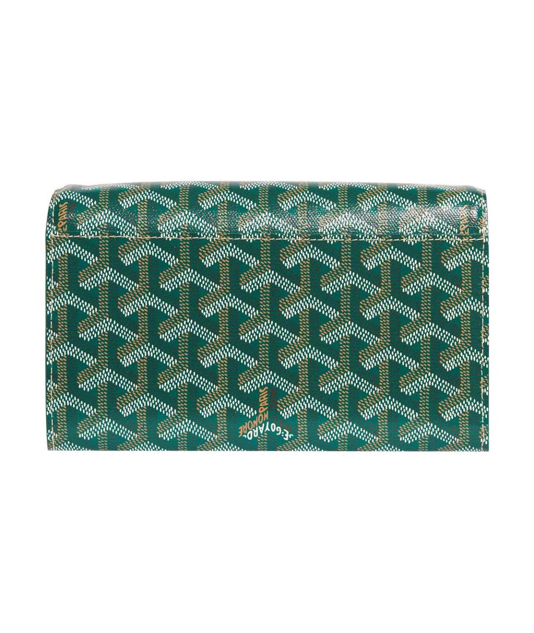 GOYARD Зеленый кошелек, фото 3