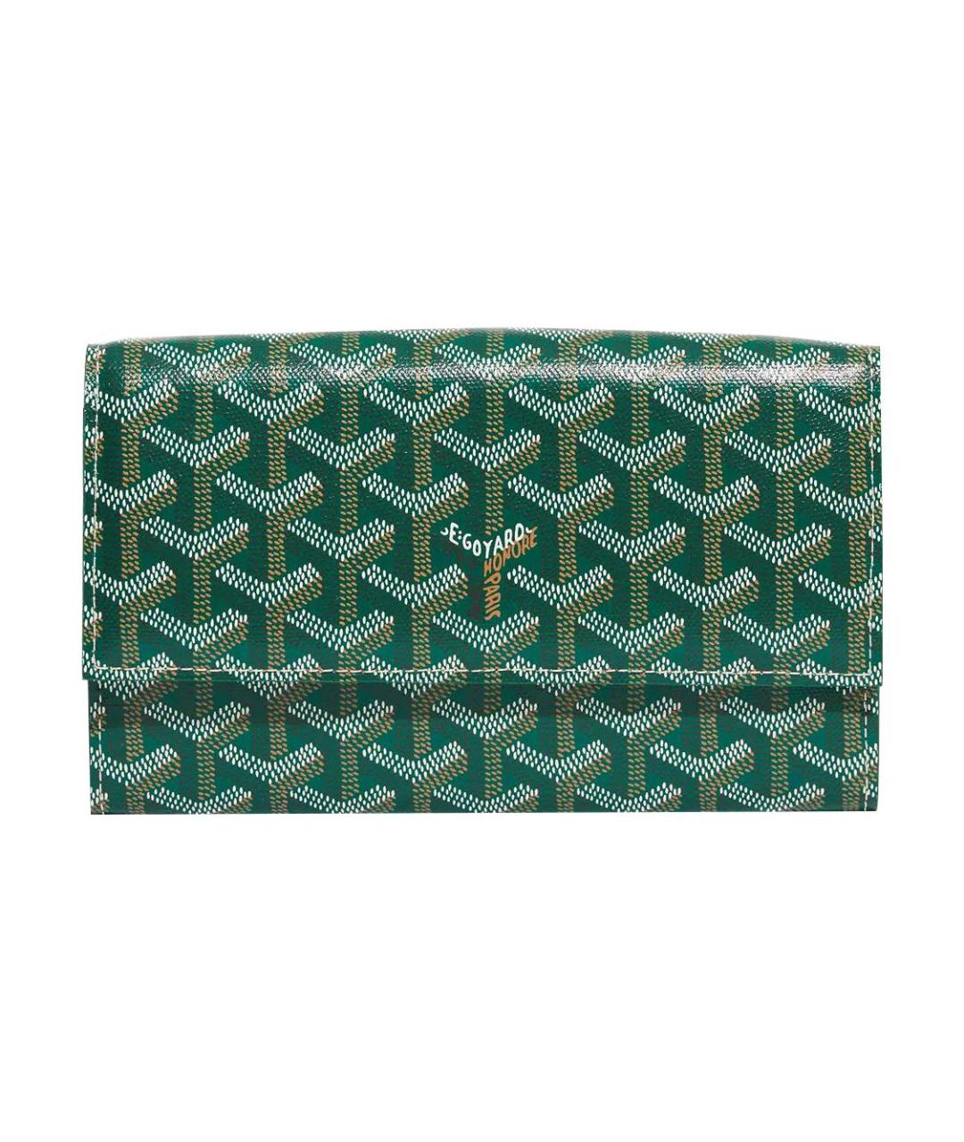 GOYARD Зеленый кошелек, фото 2