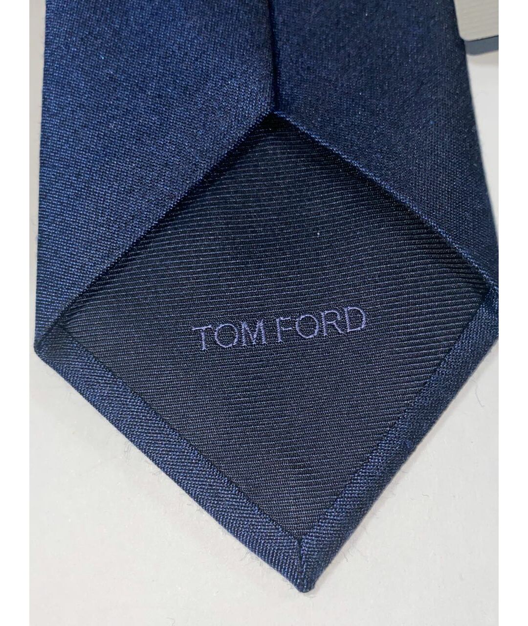 TOM FORD Синий шелковый галстук, фото 5