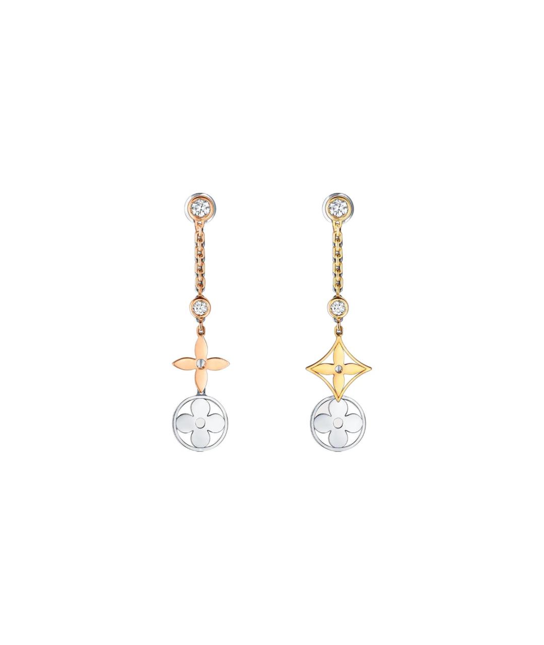 LOUIS VUITTON Золотые серьги из желтого золота, фото 1