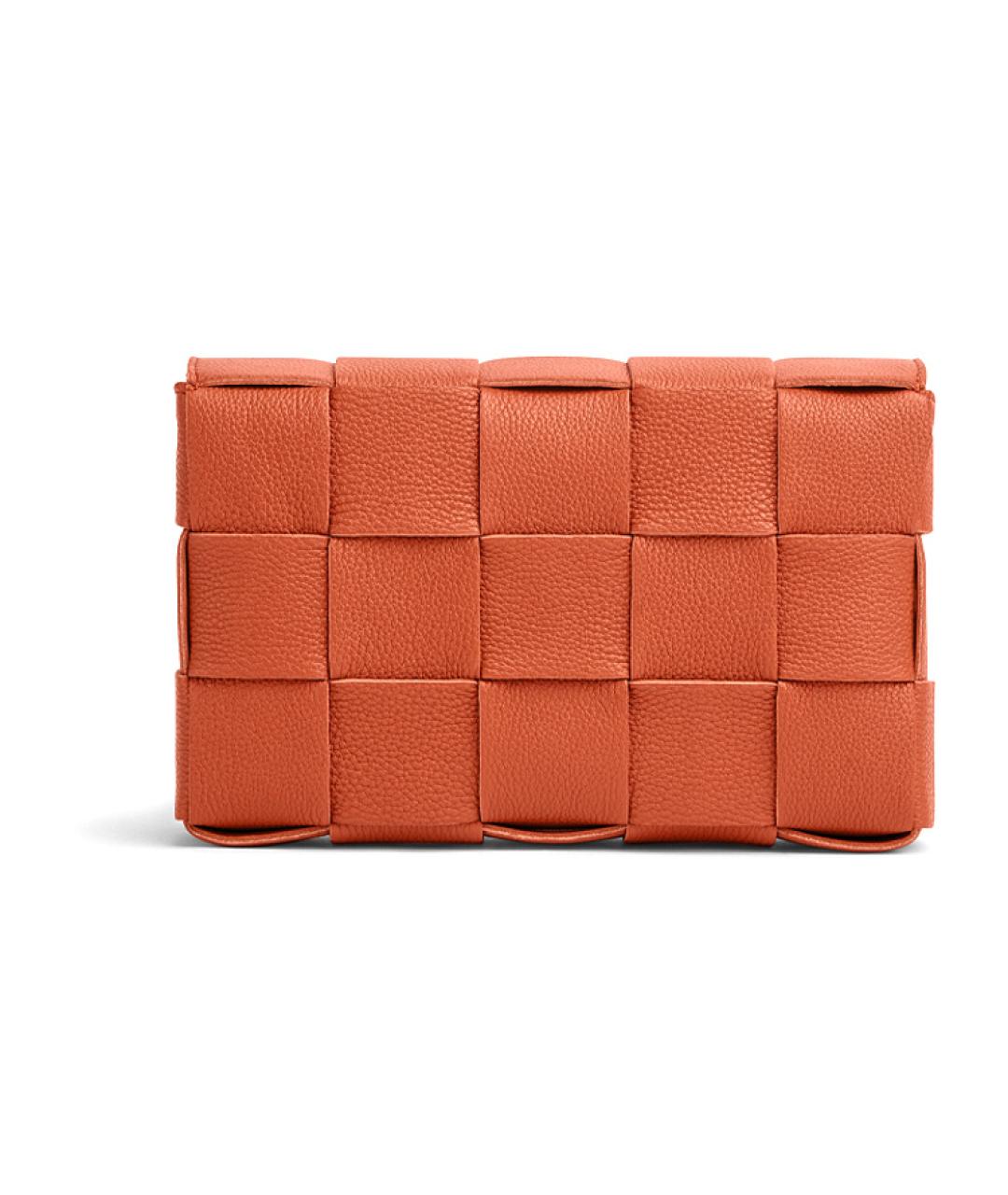 BOTTEGA VENETA Коричневая кожаная сумка через плечо, фото 3