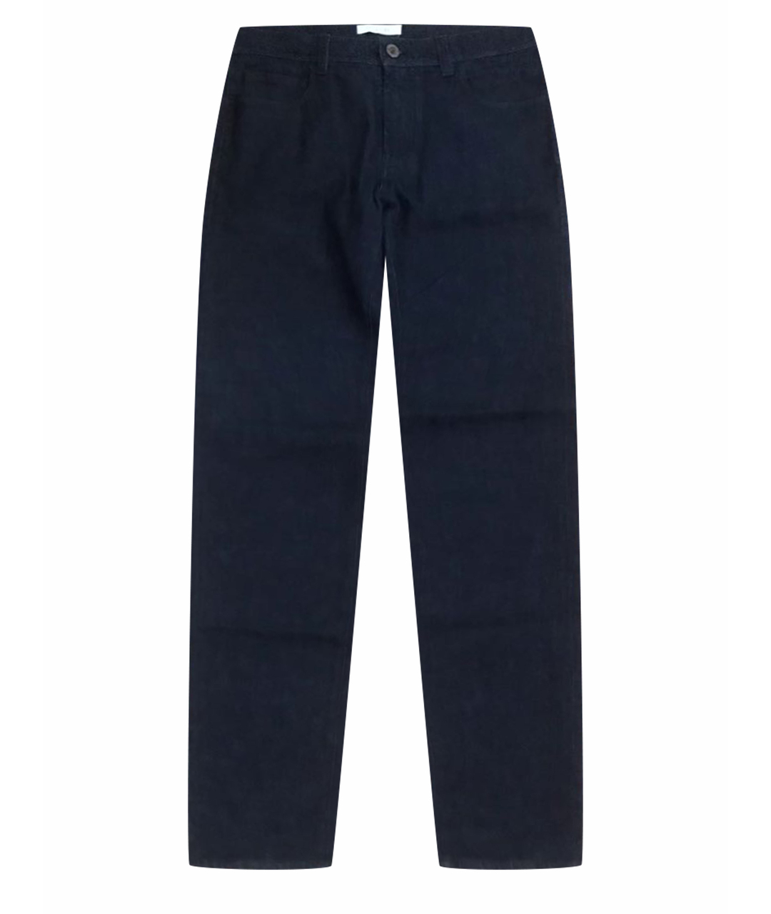 CRUCIANI Темно-синие хлопковые прямые джинсы, фото 1