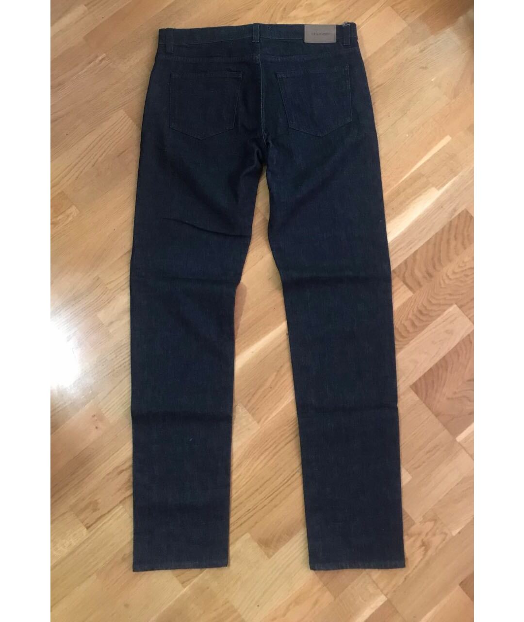 CRUCIANI Темно-синие хлопковые прямые джинсы, фото 2