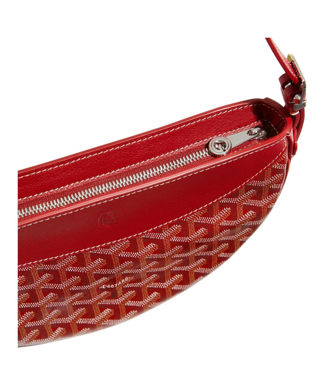 GOYARD Красная сумка через плечо, фото 4