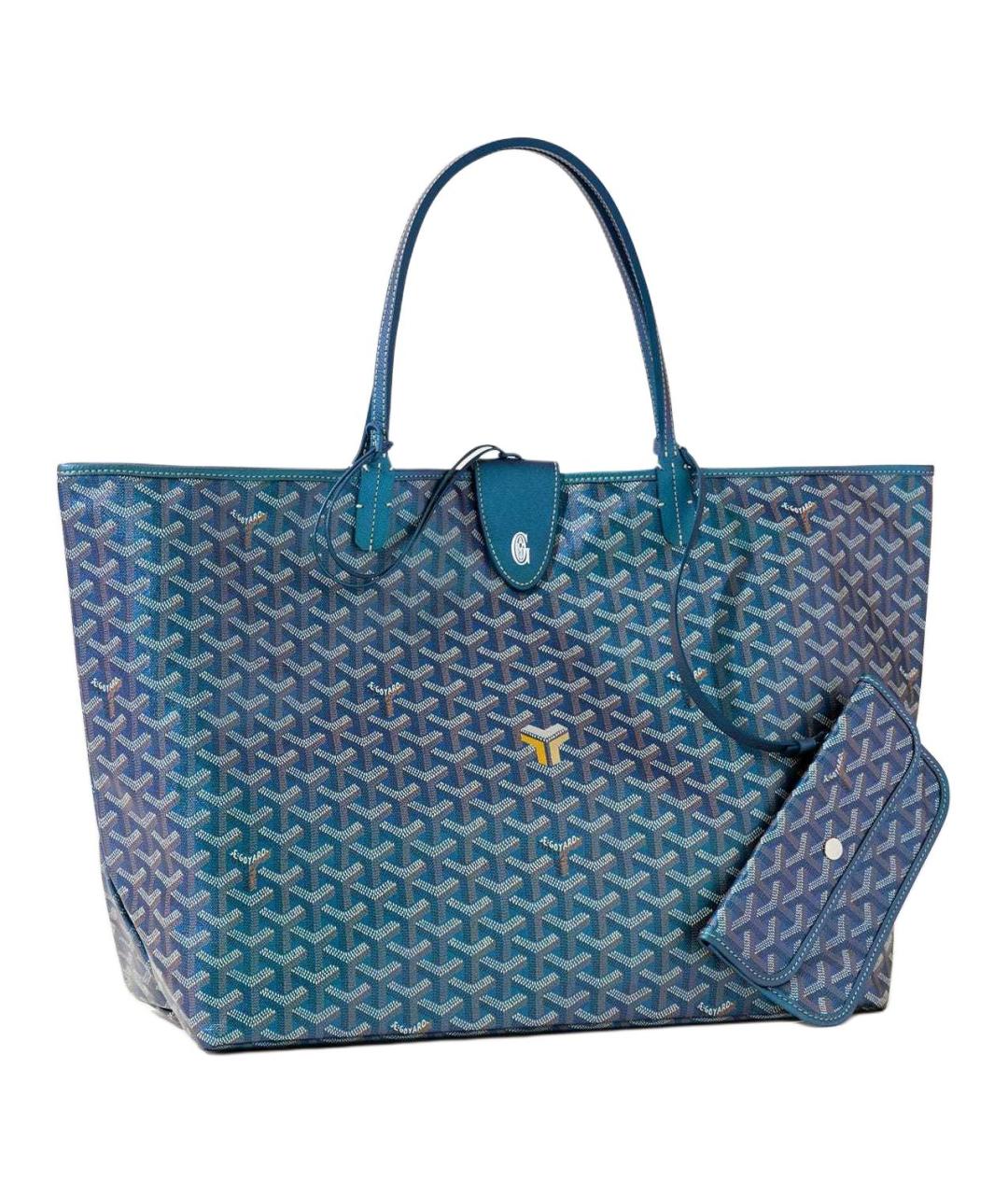GOYARD Синяя сумка через плечо, фото 2