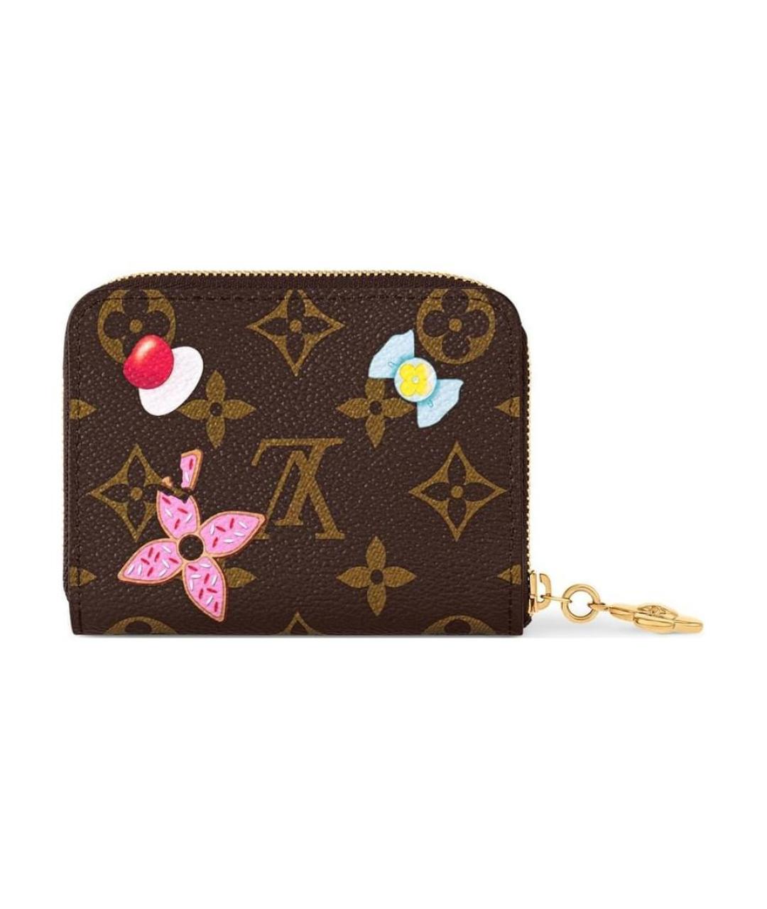 LOUIS VUITTON Коричневый кошелек, фото 2