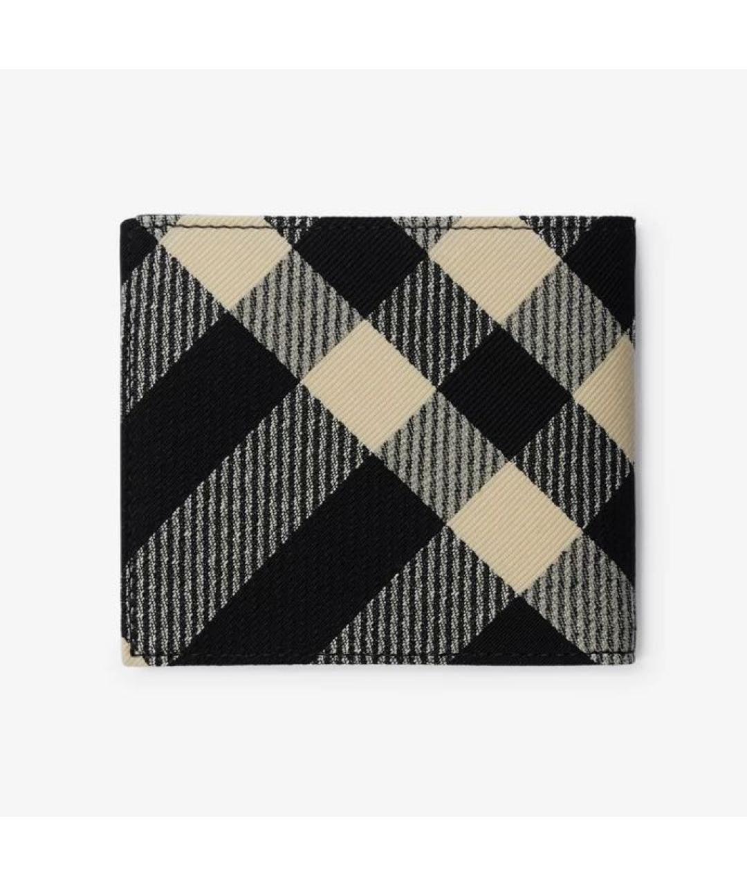 BURBERRY Черный кожаный кошелек, фото 3