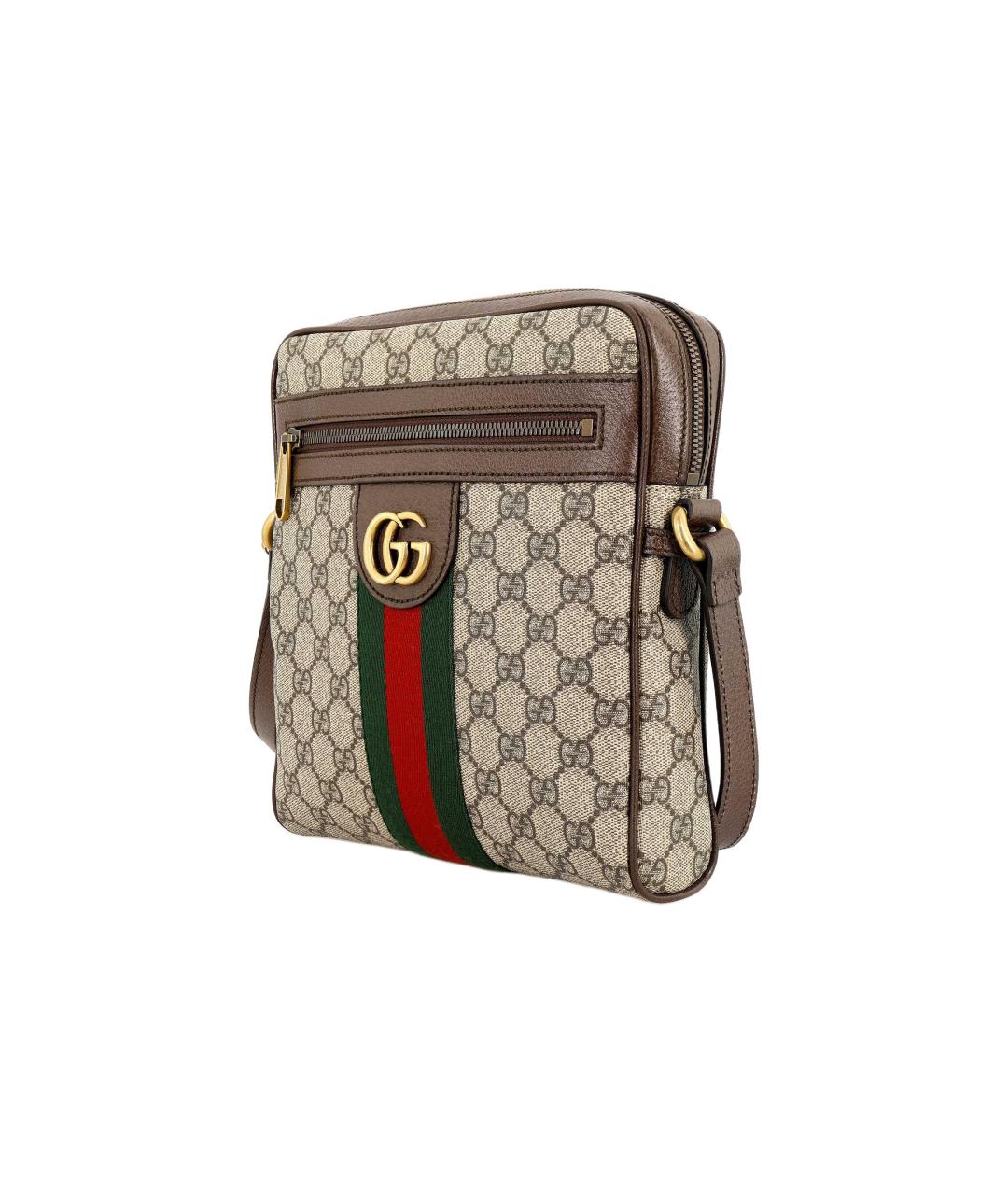 GUCCI Бежевая сумка на плечо, фото 3