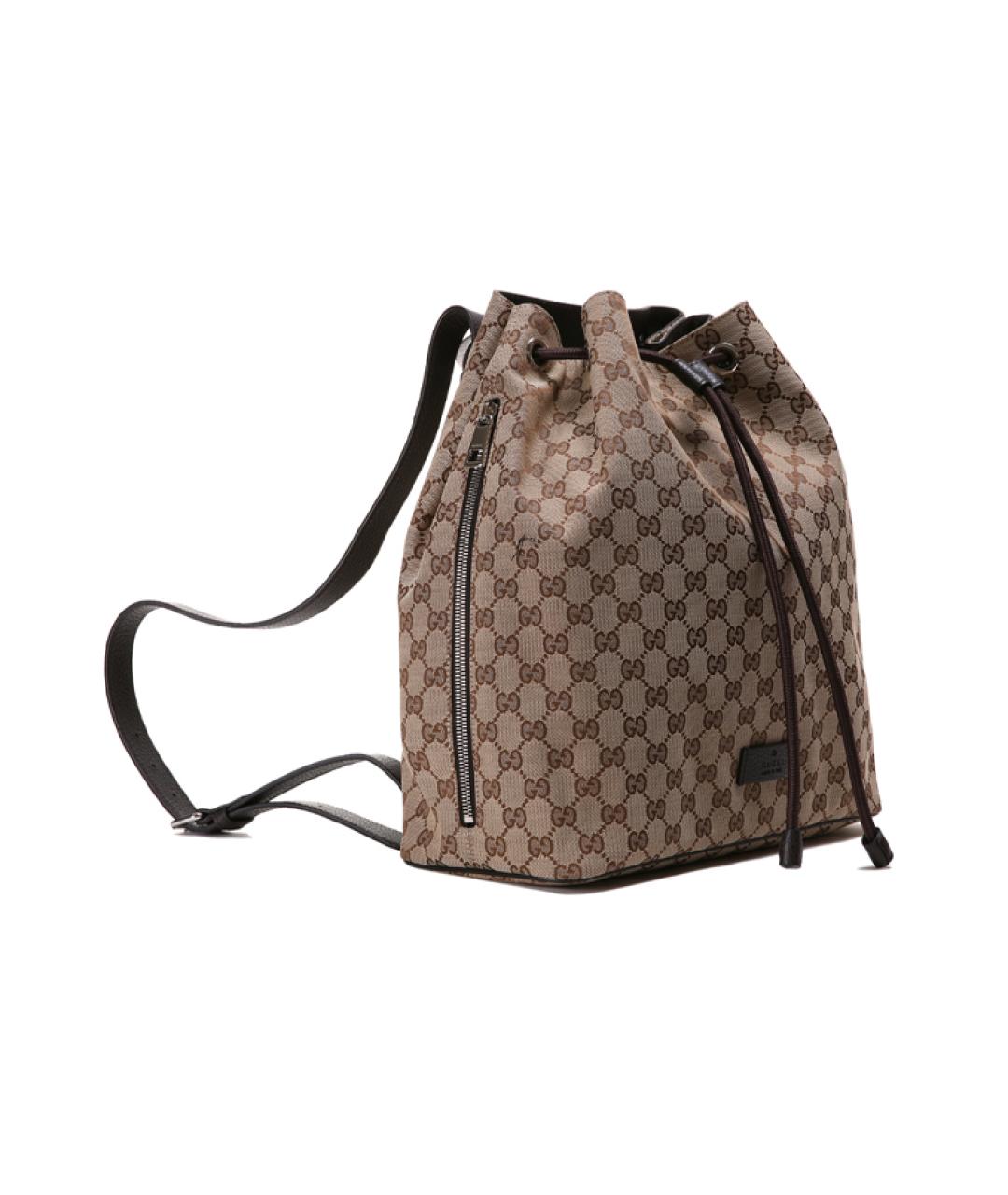 GUCCI Коричневый рюкзак, фото 3