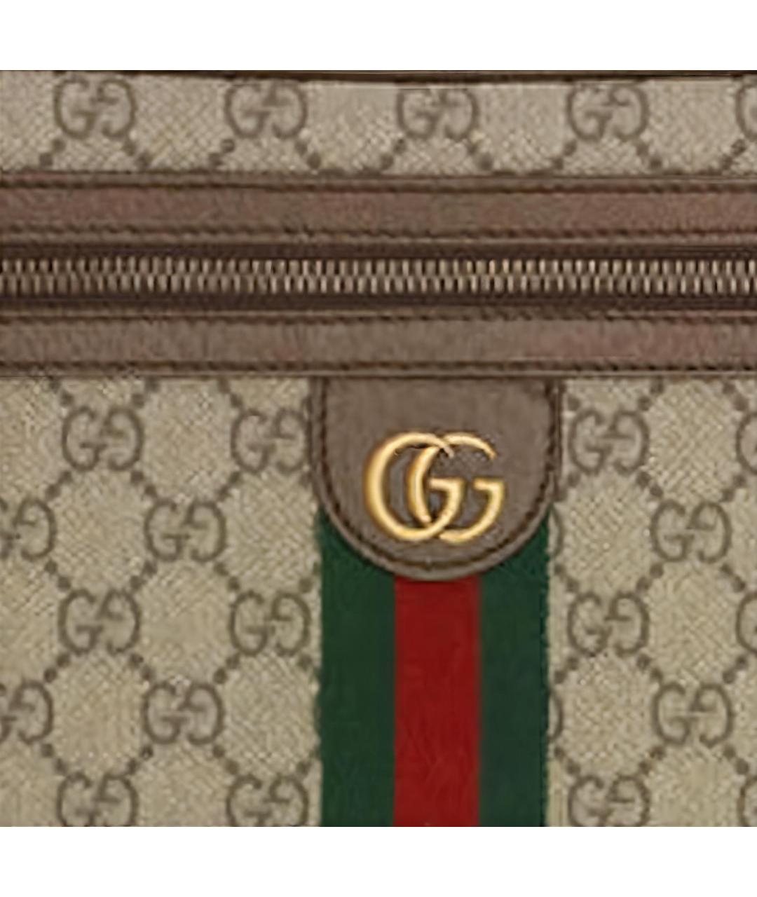 GUCCI Бежевая поясная сумка, фото 4