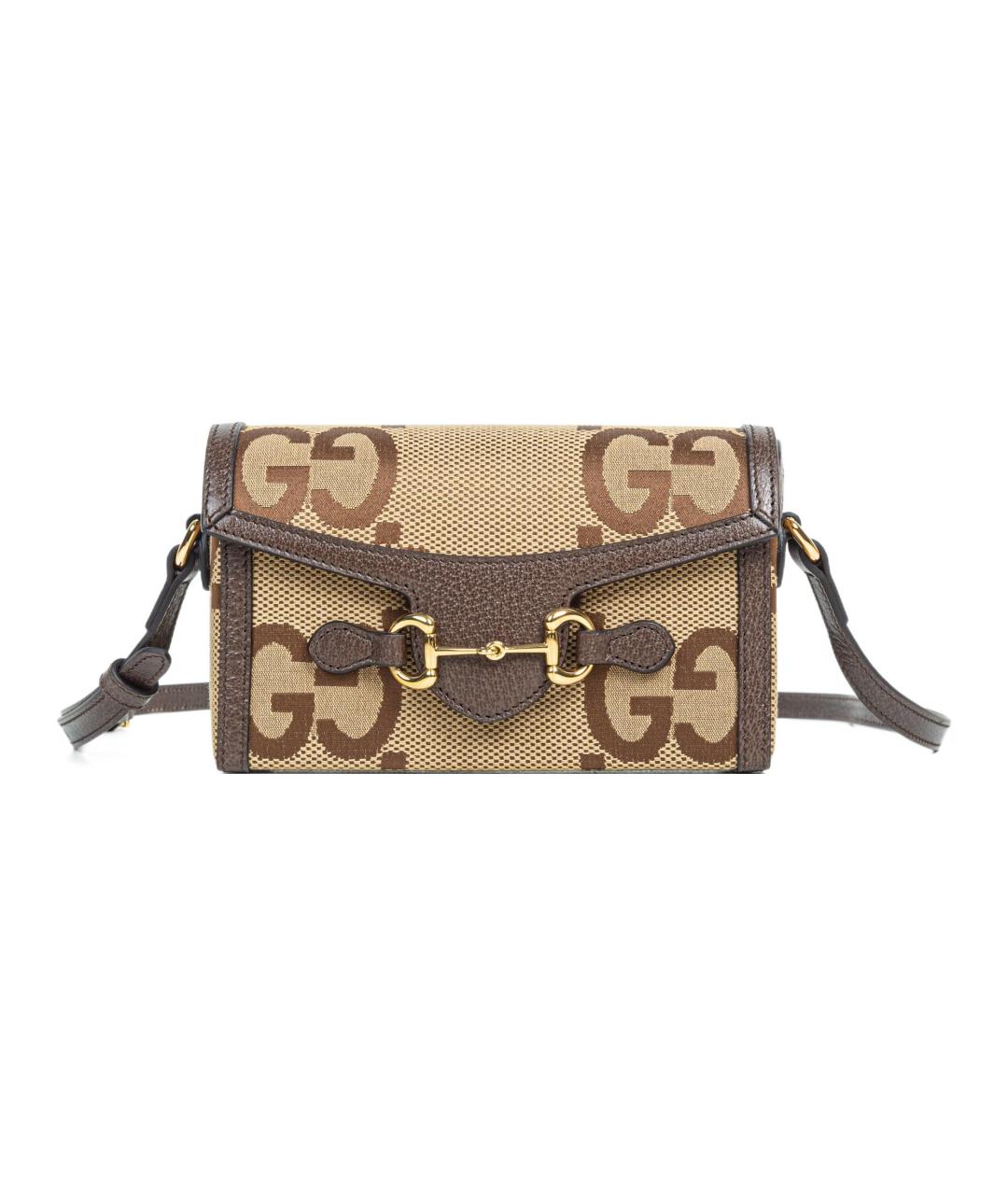 GUCCI Коричневая сумка через плечо, фото 1