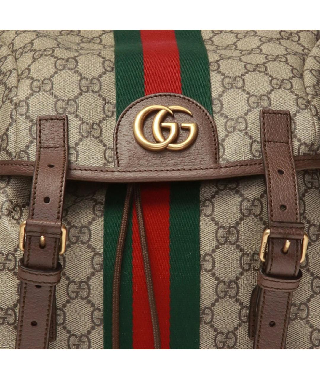 GUCCI Коричневый рюкзак, фото 5