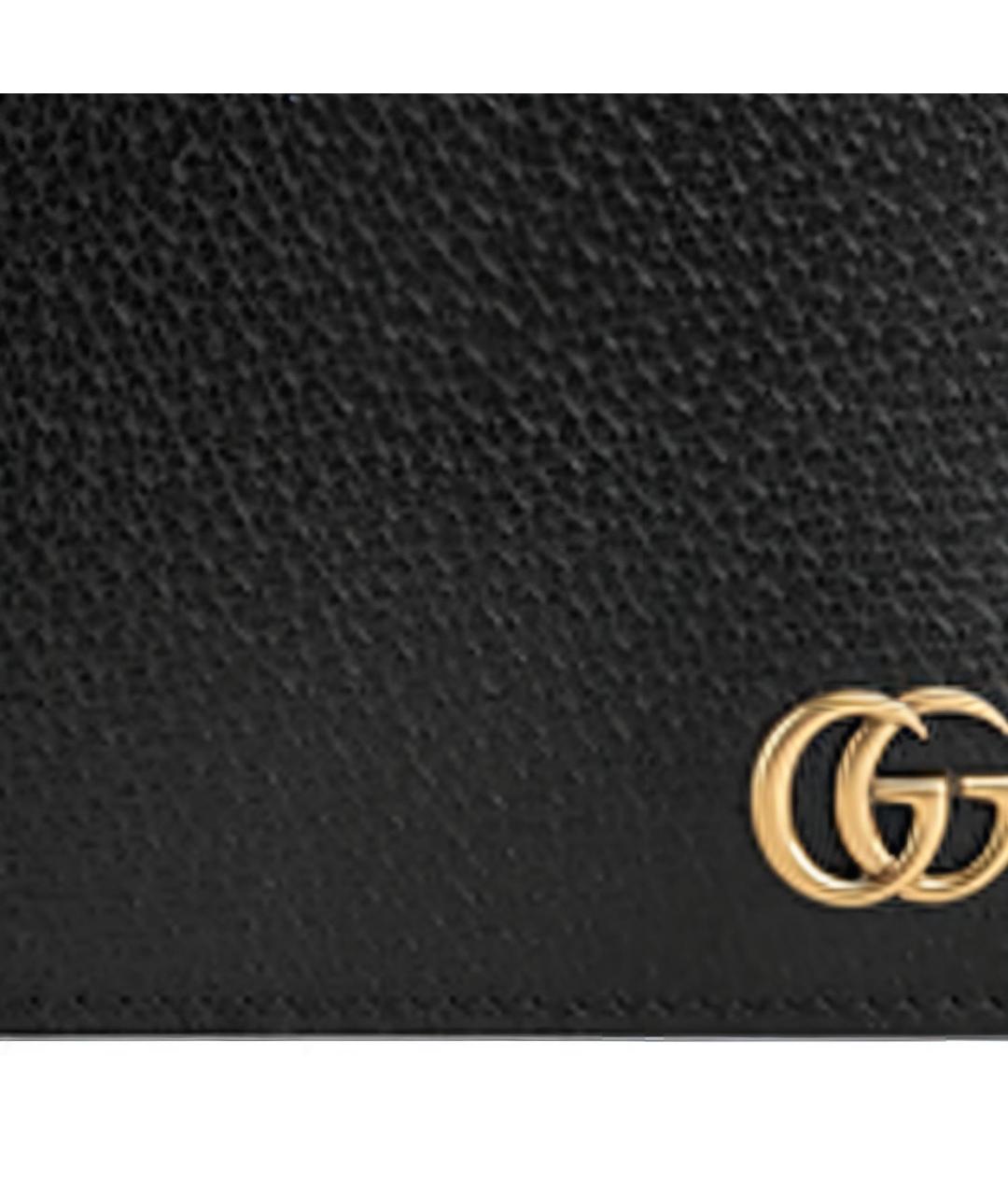 GUCCI Черный кожаный кошелек, фото 4