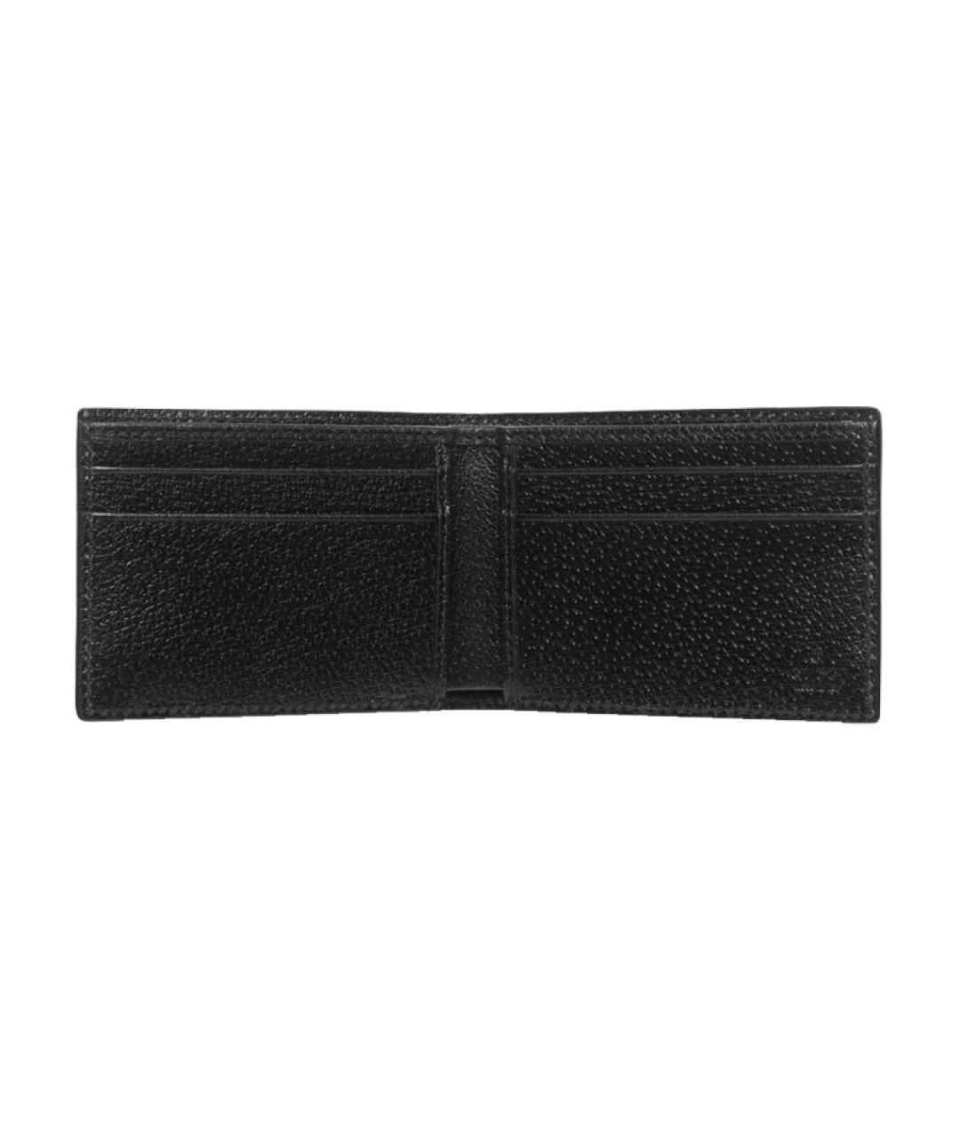 GUCCI Черный кожаный кошелек, фото 3