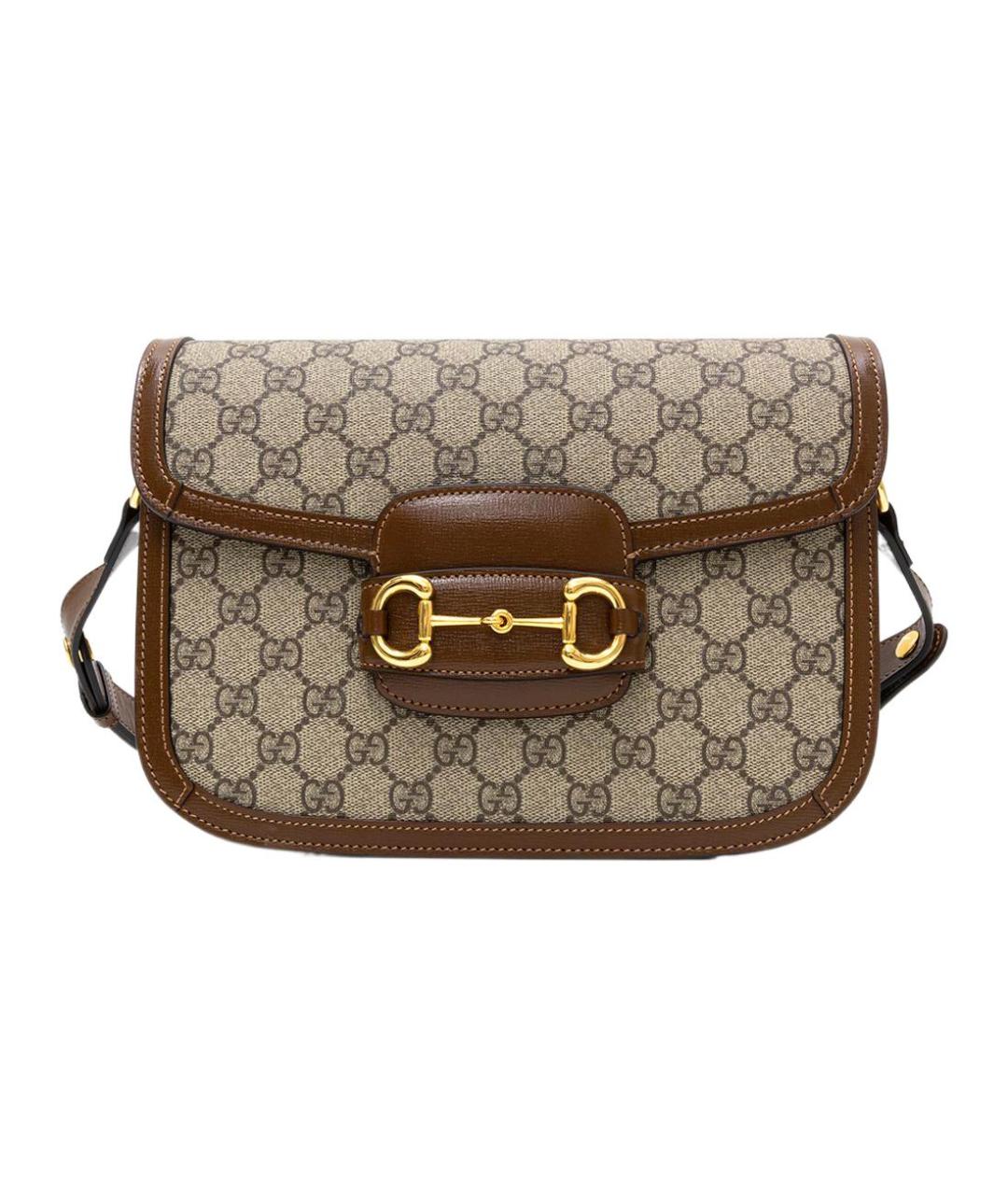GUCCI Коричневая сумка через плечо, фото 1