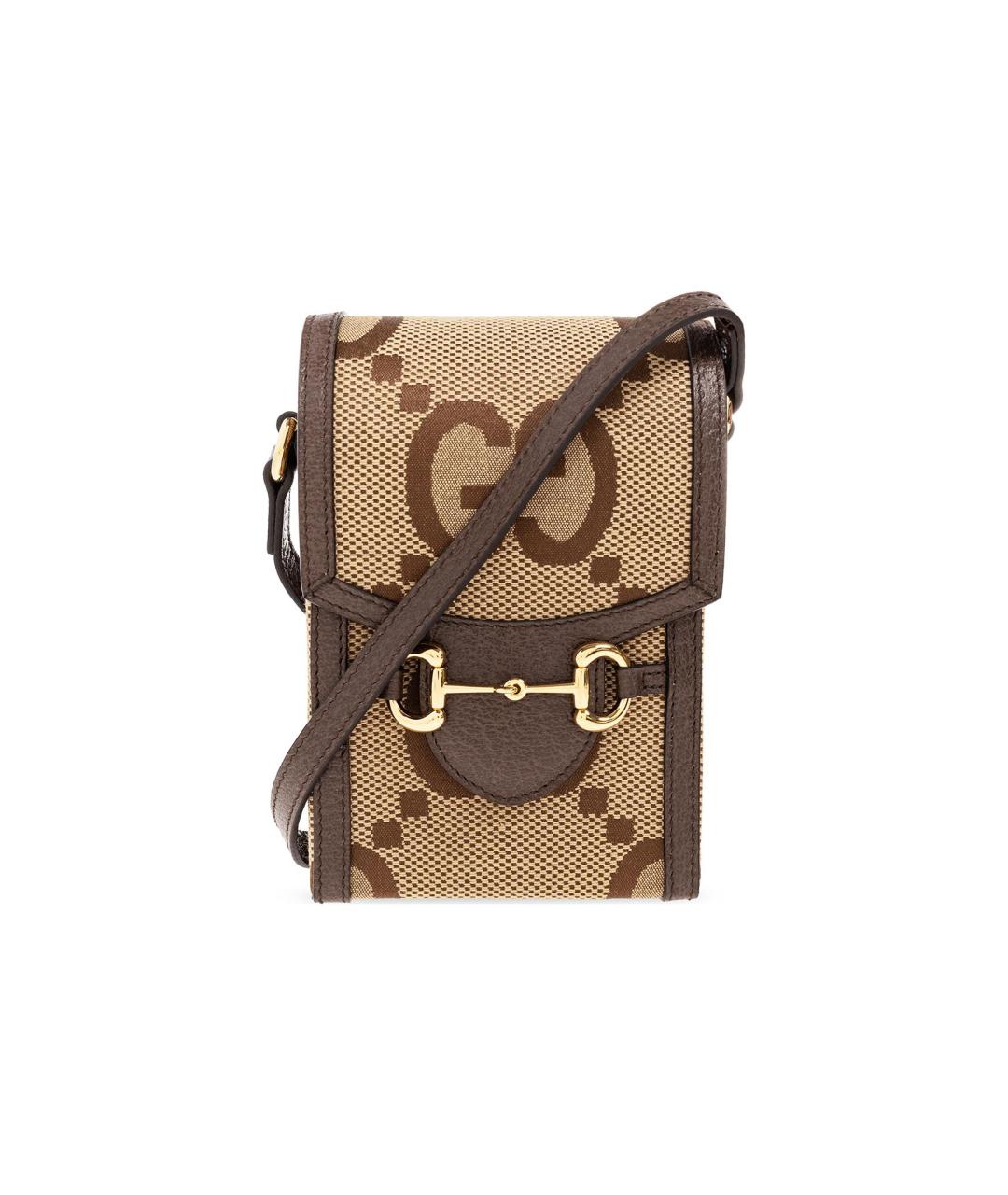 GUCCI Коричневая сумка через плечо, фото 1