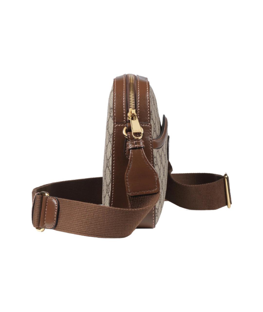 GUCCI Коричневая сумка через плечо, фото 4