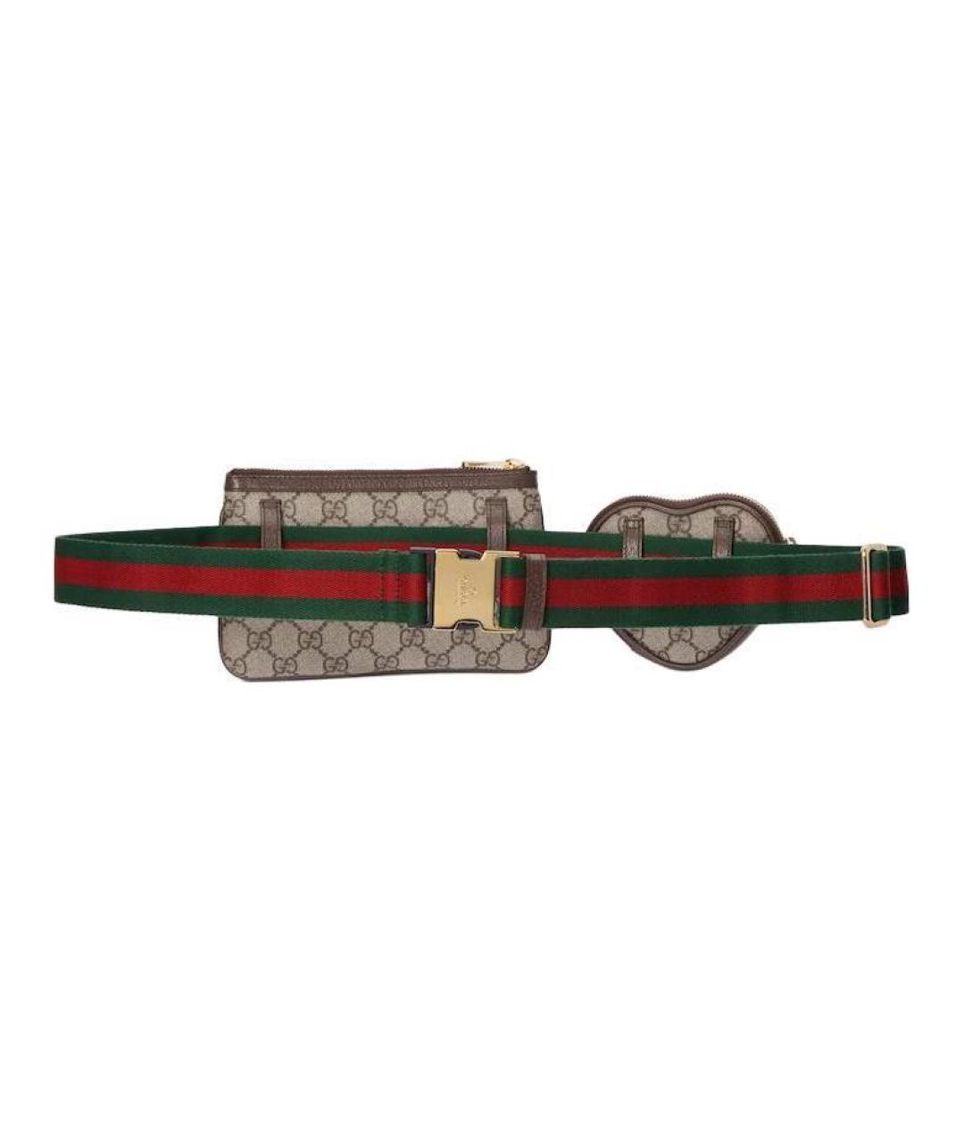 GUCCI Бежевая поясная сумка, фото 4