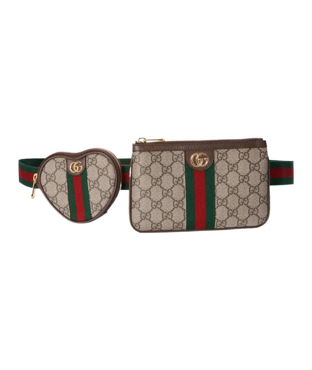 GUCCI Бежевая поясная сумка, фото 1