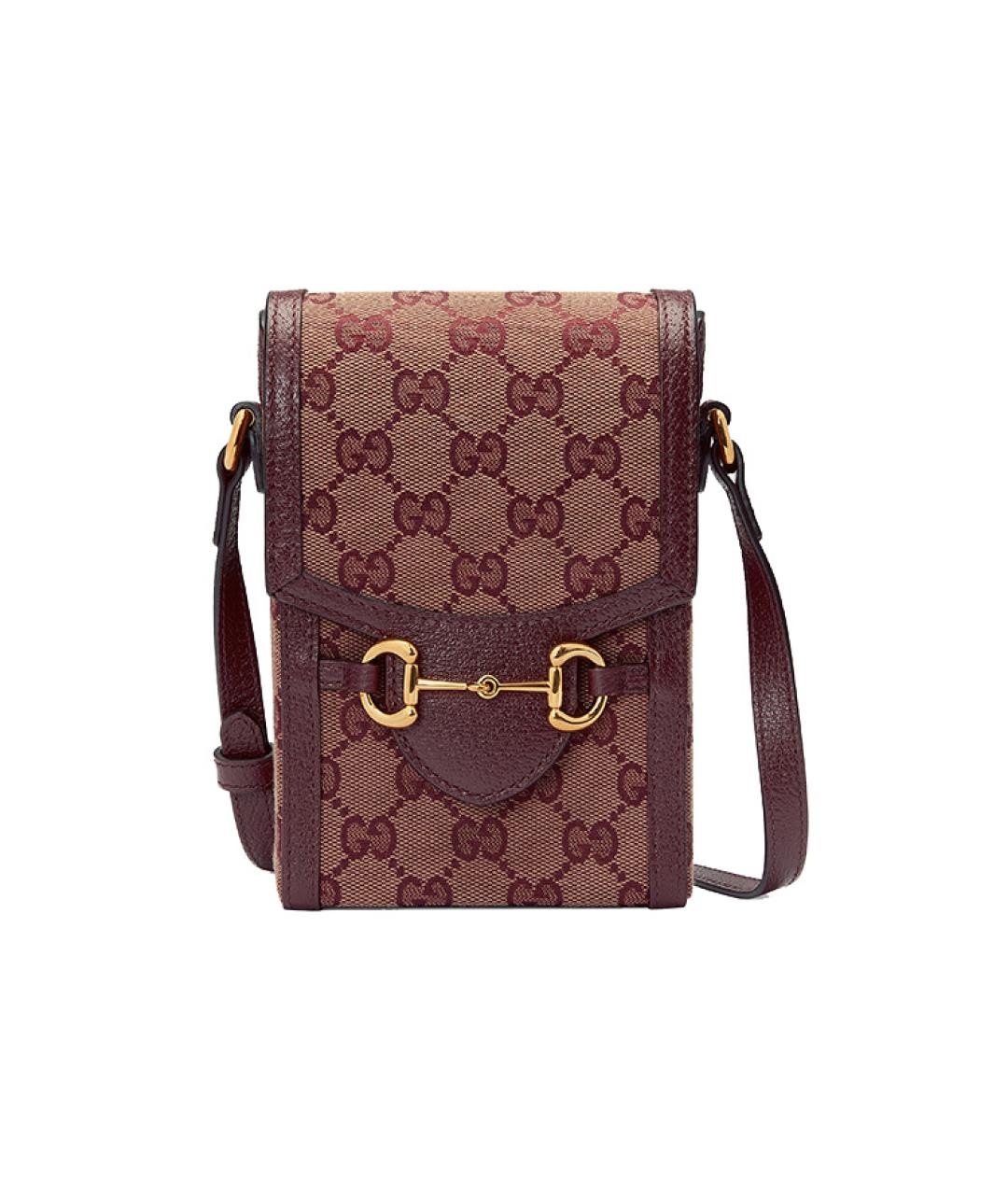 GUCCI Бордовая сумка через плечо, фото 1